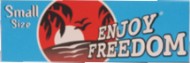 Enjoy Freedom cartina corta small size blu Enjoy Freedom cartina corta small size blu